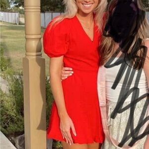 Zara Bold Red Dress